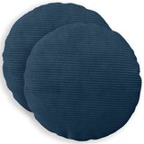  Presvlaka za jastuk 2 pcs HEERLEN Mornarsko plava Ø 30 cm Kord | shoptok.hr
