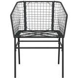  Vrtni blagovaonski set od 9 dijelova crni poliratan staklo - Crna 200 x 100 x 74 cm 8 | shoptok.hr