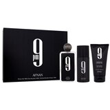 Afnan 9pm set: EDP 100 ml + gel za prhanje 150 ml + deodorant 150 ml za moške | Shoptok.si