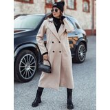 DStreet Płaszcz damski oversize MODVENTURE z kapturem beżowy | Shoptok.si