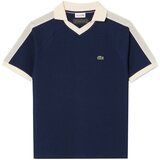 Lacoste Classic Fit Pique Panel Polo Shirt Midnight Blue Plava Cijene