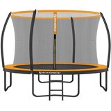 Songmics Trampolin okrogel, trampolin z varnostno mrežo, 366x270 cm, črna, (5000306921) Cene