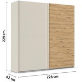 Modern Living Omara Z Drsnimi Vrati Feldkirch, Barva Šampanjca | Shoptok.si