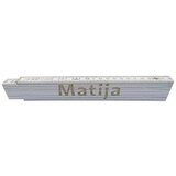 HEKA Zidarski metar (Duljina: 2 m, Natpis: Matija, Boja: Bijele boje) Cijene