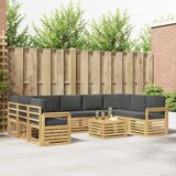  Set vanjskih sofa 8 pcs Bijela i Antracit 59 x 59 x 37 cm | Eponuda.ba