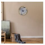 Wallity zidni sat Hisar Compass, 40x40 cm, Sivo-zlatne boje | ePonuda.com