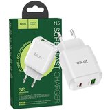 Hoco Punjač kućni, brzi, PD 20W, QC3.0 18W - N5 Favor White Cijene