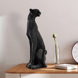 Atelier Del Sofa dekorativna figura leopard, 15x43x15 cm, crna Cene