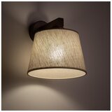  Brilagi - Zidna lampa LATTE 1xE27/15W/230V borovina/bež | Eponuda.com