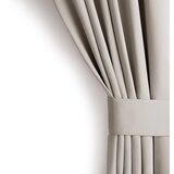 Restilo zasłona BLACKOUT kolor jasny beżowy szarfa upinająca styl klasyczny taśma materiał blackout 140x175 | shoptok.hr