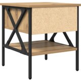 vidaXL Nočne omarice 2 kosa iz hrasta 40x42x45 cm inženirski les | Shoptok.si