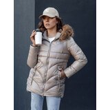 DStreet Kurtka damska zimowa WINTERCHIC kamelowa Cene