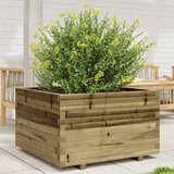 Maison Chic Vrtno cvetlično korito - Cvetlični Lonec 80x80x49,5 cm impregnirana borovina, (21788650) | Shoptok.si