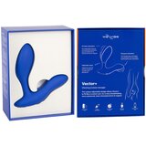 We-Vibe Vector+ - Pametni analni vibrator z možnostjo polnjenja, vodoodporen (moder) | Shoptok.si