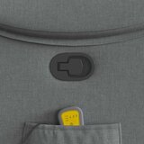  Masažni naslonjač od tkanine tamnosivi | shoptok.hr