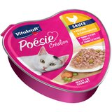 Vitakraft Poésie Création 15 x 85 g - Piletina i povrće u umaku | shoptok.hr