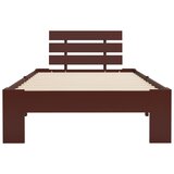  Okvir za krevet od masivne borovine tamnosmeđi 100 x 200 cm | Eponuda.com