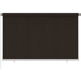  Vanjska roleta za zamračivanje 240 x 140 cm smeđa HDPE | Shoptok.si