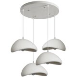 Brilagi Luster na sajli WABI SABI 4xE27/60W/230V bela Slike