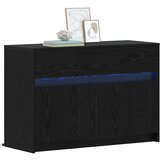TV ormar 91 x 34 x 61 cm Crni hrast Konstruirano drvo | shoptok.hr