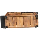Interia Home & Living Vitrina za vino od masivnog manga u prirodnoj boji broj boca 5 kom, 100x92x30 cm Ravi – | shoptok.hr