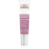 Green Pharmacy Damask Rose & Ceramides Eye Cream revitalizacijska krema za predel okoli oči 15 ml | Shoptok.si