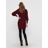 Only Pletena obleka 'ONLKATIA' karminsko rdeča | Shoptok.si
