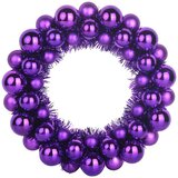 Vijenci s božićnim kuglicama 2 pcs Lila 33 x 33 x 7 cm | shoptok.hr