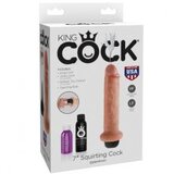 King Cock realističen dildo 7 Squirting, 18cm Cene