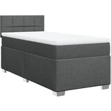  The Living Store Box spring postelja z vzmetnico temno siva 80x200 cm blago - Box Spring Postelja, (21496810) | Shoptok.si