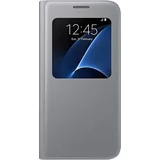Samsung original S-View EF-CG935PSE preklopna torbica Galaxy S7 edge G935 srebrna