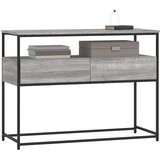  Konzolni stol siva boja hrasta 100x40x75 cm konstruirano drvo | Eponuda.com
