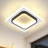 Nettlife LED stropna svetilka za spalnico, črna, 16 W, akril, topla svetloba, moderna oblika, (22111301) | Shoptok.si