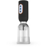 Cruizr CS07 - punjiva, vibrirajuća pumpa za penis (crna-prozirna) | shoptok.hr