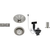 Blanco pribor SATIN PLATINUM InFino set 1x3,5" (čašica, InFino ukrasna rozeta, C-overflow preljev komplet), s dalj.upr. okrugli podizač SATIN PLATINUM | shoptok.hr