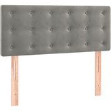  Uzglavlje svjetlosivo 80 x 5 x 78/88 cm baršunasto | shoptok.hr