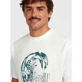 O'neill Majica 'Circle Surfer' temno zelena / bela | Shoptok.si