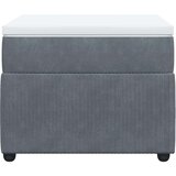 vidaXL Box spring krevet s madracem tamnosivi 90x190 cm baršunasti | shoptok.hr