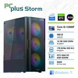 PCPLUS STORM NAMIZNI RAČUNALNIK I5-12400F/16/1/W1 Cene