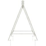  Okvir za ljuljačku Antič White 113 x 121,5 x 168 cm Čelik | shoptok.hr