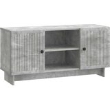 TV ormar 102 x 34,5 x 50 cm Betonska siva Konstruirano drvo | shoptok.hr