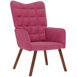 vidaXL Stol za sproščanje vinsko rdeč žamet | Shoptok.si