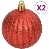  Set božićnih kuglica od 108 komada zlatne i crvene | shoptok.hr