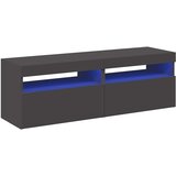 Furnova TV omarica z LED lučkami 2 kosa siva 60x35x40 cm, (21924493) | Shoptok.si