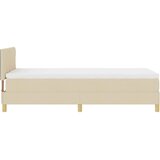  Krevet s opruga kutije s jastukom Krema 90 x 190 cm tkanina | shoptok.hr