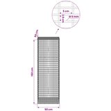  Gabion s žicom debljine 5 mm i mrežom 5x2,5 cm 50x50x150 cm | shoptok.hr