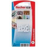 Fischer Vješalica Fast & Fix bijela K NV kuka 8/1 | shoptok.hr