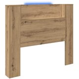  Uzglavlje S LED lampica Umjetnički hrast 120 x 15 x 103,5 cm | shoptok.hr