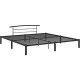 The Living Store Posteljni okvir črn kovinski 180x200 cm - Posteljni Okvir, (21527875) | Shoptok.si