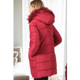 Dewberry Z6745 WOMEN'S COAT-BURGUNDY-1 | Eponuda.ba